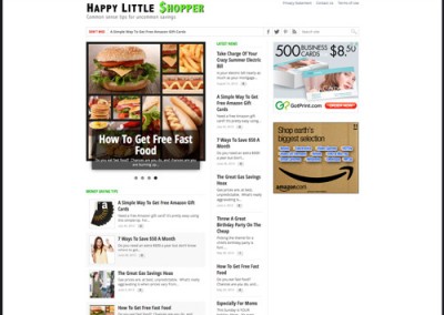 Think.Web.Go - Happy Little Shopper Website