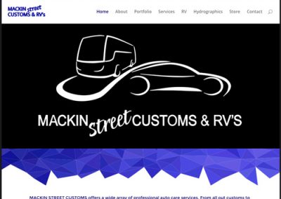 Think.Web.Go - Mackin Street Customs and RV Website